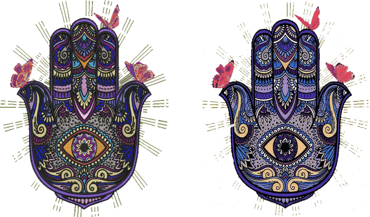 Mandala Hand embroidery digitizing sample